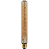 Lucide T32 - Filament lamp - Ø 3,2 cm - LED Dimb. - E27 - 1x4,9W 2200K - Amber