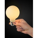 Lucide G80 - Filament lamp - Ø 8 cm - LED Dimb. - E27 - 1x4,9W 2700K - Opaal