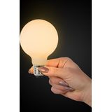 Lucide G80 - Filament lamp - Ø 8 cm - LED Dimb. - E27 - 1x8W 2700K - 3 StepDim - Opaal