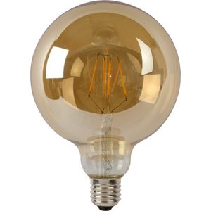 Lucide Bulb dimbare LED lamp 2700K E27 8W 12.5cm amber