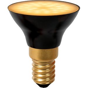 Lucide G45 Led Lamp 4.3Cm Dimbaar E14 1X5W 2700K Zwart