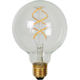 Lucide G95 - Filament Lamp - Ø 9,5 Cm - Led Dimb. - E27 - 1x4,9w 2700k - Transparant | Lichtbronnen