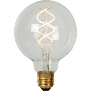 Lucide G95 - Filament lamp - Ø 9,5 cm - LED Dimb. - E27 - 1x4,9W 2700K - Transparant