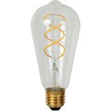 Lucide ST64 - Filament lamp - Ø 6,4 cm - LED Dimb. - E27 - 1x4,9W 2700K - Transparant