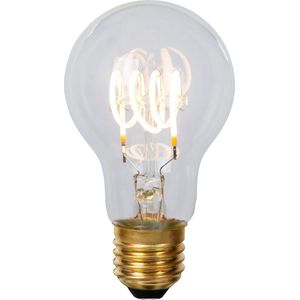 Lucide A60 - Filament lamp - Ø 6 cm - LED Dimb. - E27 - 1x4,9W 2700K - Transparant