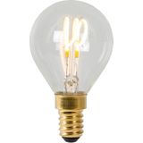 Lucide P45 - Filament lamp - Ø 4,5 cm - LED Dimb. - E14 - 1x3W 2700K - Transparant