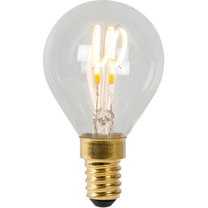 Lucide P45 - Filament lamp - Ø 4,5 cm - LED Dimb. - E14 - 1x3W 2700K - Transparant