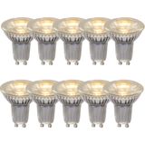 Lucide Bulb LED lamp 2700K GU10 5W 5cm transparant - set van 10