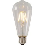 Lucide ST64 Class B - Filament lamp - Ø 6,4 cm - LED Dimb. - E27 - 1x7W 2700K - Transparant