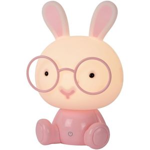 Lucide Nachtlampje Rabbit Roze 3w