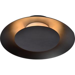 Lucide FOSKAL Plafonnière Ø 21,5 LED 1x6W 2700K Zwart