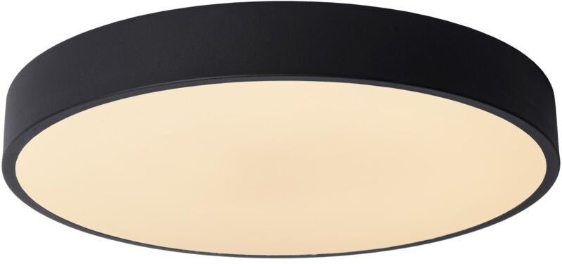 Lucide UNAR - Plafonnière - Ø 39,5 cm - LED 3 StepDim - 1x24W 2700K - Zwart