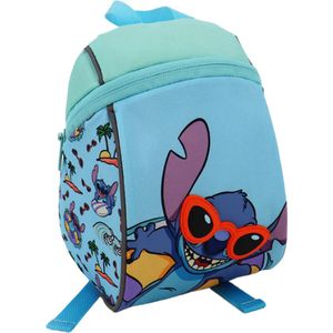 Baby Mini Stitch Rugzak - Blauw - Stitch Rugtassen - Schooltassen - 21cm