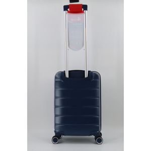City Hopper set van 4 stuk Trolley cabinsize - Backpack- Crossbody- Washbag- blauw