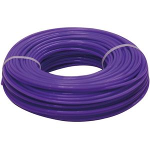 Trimmerdraad, nylon, paars, 3 mm, 50 m