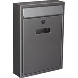 Perel - Ibiza - Brievenbus - Zilvergrijs - Inox - Met Slot