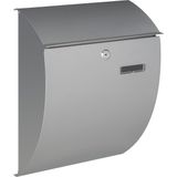 Perel - Nice Brievenbus - Zilvergrijs - Gegalvaniseerd Staal - Met Slot