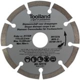 Toolland Diamantschij - 125 M - Gesegmenteer - Droog Snijde - 13500 Tp - 80 M/ - Voor Granie - Stee