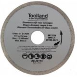 Toolland Diamantschij - 180 M - Nat Snijde - 8600 Tp - 80 M/ - Voor Granie - Stee - Bakstee