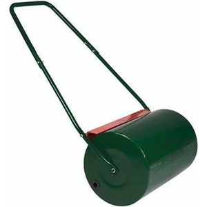 Toolland Metalen gazonrol, 50 cm, voor een perfect gazon, inclusief vuilschraper