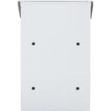 Perel Brievenbus Rio, wand- en paalmontage, met naamplaatje, incl. 2 sleutels, afmetingen (H x B x D) 39.5 x 27 x 10 cm, wit