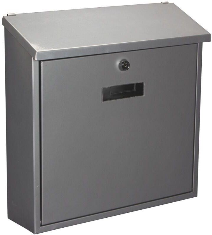 Brievenbus - Staal - Zwart - Waterdicht