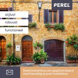 Perel - Ibiza Wandbrievenbus - Wit - Gegalvaniseerd Staal - Inclusief Slot en Sleutels