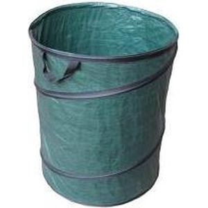 Toolland Tuinafvalzak, pop-up tuinzak met handgrepen voor bladeren takken gras, opvouwbaar, blijft open staan, zelfstaand, herbruikbaar, polyester, groen, 123 L