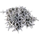 Toolland Tegelkruis, 250 stuks, kunststof, wit, voegbreedte 5 mm