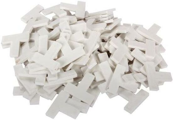 Toolland Tegelkrui - T-stu - 100 Stuk - Kunststo - Wi - Voegbreedte 10 Mm