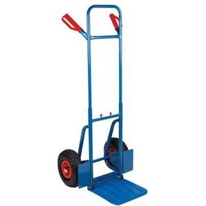 Toolland Steekwagen, inklapbaar, staal, blauw, laadvermogen 150 kg