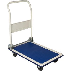 Toolland Transportwage - Inklapbaa - Staa - Blau - Laadvermogen 150 Kg