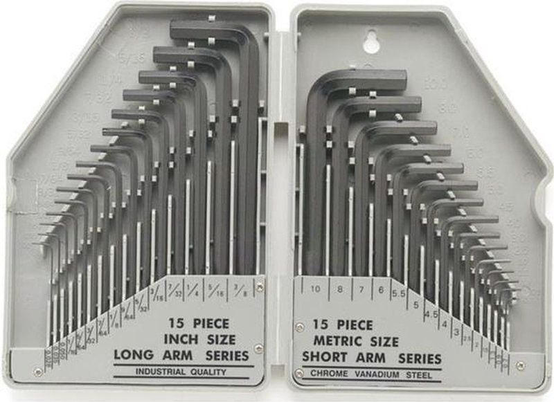 Toolland - Sae/M Inbussleutelset - 30-Delig (1613-30) - 1613-30