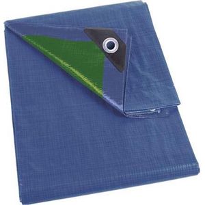 Dekzeil - Blauw/Groen - Basic - 5 X 8M - 70gr/m²