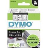 Dymo - 40910 - Labeltape - Zwart op Transparant - Polyester - 9mm x 7m