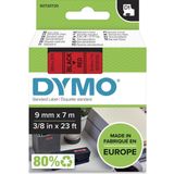 Dymo - S0720720 - Etiketteringstape - Rood - D1 Standaardlabels - Polyester