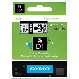 Dymo - S0720670 - Etiketteringstape - Zwart - D1 Standaardlabels van Polyester