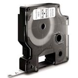 Dymo - 43613 - Labeltape - Zwart op Wit - Polyester - 6mm x 7m