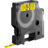 Dymo - 43618 - Labeltape - Zwart op Geel - Polyester - 6mm x 7m