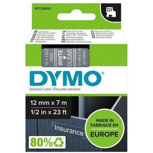 Dymo S0720600 / 45020 tape wit op transparant 12 mm (origineel)