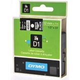 DYMO authentieke D1-labels | zwart op wit | 12 mm x 7 m | zelfklevende labels voor LabelManager-labelprinters | 10 stuks