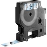 Dymo - LabelManager D1 - Labeltape - 12mm - Zwart op Transparant - 5 Stuks