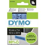 DYMO - D1 Labels - Blauw - 12 mm x 7 m - Zelfklevende Etiketten voor LabelManager