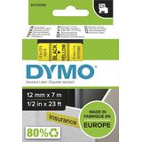Dymo - LabelManager D1 - Labeltape - Zwart op Geel - Polyester - 12mm - 5 Stuks