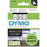 Dymo - D1 Tape - Transparant - 24mm - 7m