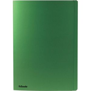 Esselte inlegmap van dossierkarton met 10 mm overslag folio groen (100 stuks)