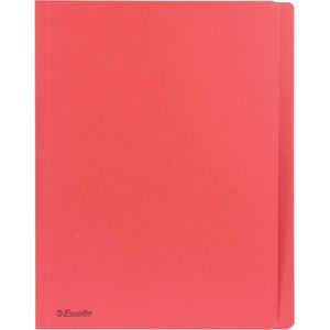 Esselte - Manilla Inlegmap - A4 - Rood - 275 g/m² - 100 Stuks