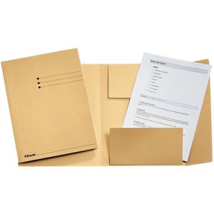 50 x Esselte Jurismappe A4 275g/qm für 250 Blatt chamois