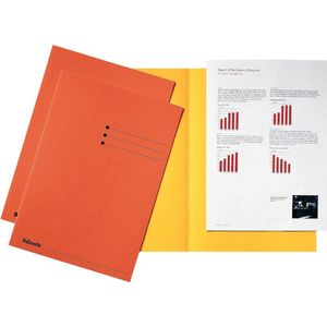 Esselte - Inlegmap Karton - A4 - Oranje - 100 Stuks