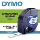 Dymo - LetraTag - Labeltape - Wit - 12mm - 10 Stuks